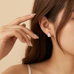 COSYA D Color 1-4CT Pear Cut Moissanite Earrings for Women S925 Silver Plated 18K Gold Waterdrop Diamond Dainty Fine Jewelry