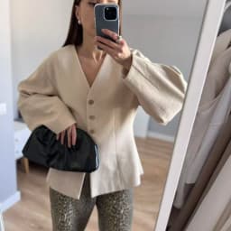 Spring 2026 Women's Chocolate Blazer Fashion Basic Jacket in Tussah Silk Yellowish Orange Coffee Color Trendy Outerwear