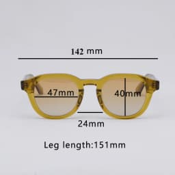 Lemtosh DAHVEN Vintage Sunglasses Women Eyewear Acetate Vintage Oval Sunglasses Polarized Men's Sunglasses Dropshipping