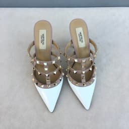 Women's sandals luxury Brand Shoes Woman 2025 trend Ankle Strap Summer Rivets High Heels Slippers Design Pointed Toe Sexy party