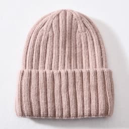 Winter Silk Satin Lined Beanie Hats Women Men Unisex Thick Chunky Cap Striped Warm Soft High Quality Cashmere Knitted Beanie Hat