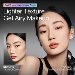 CARSLAN 2.0 Black Magnet Soft Focus Pressed Powder Waterproof Sweatproof 24H Longlasting Oil Control Translucent Setting Powder