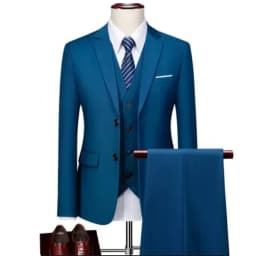 2025 New Men's Business Casual Suit for Weddings Male Solid Colour Formal Suit Sets Men Prom Party Tuxedo Dress