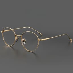 Xbora Fashion Round Optical Prescription Glasses Custom Reading Myopia Multifocal Titanium Alloy Eyewear For Men and Women 1644
