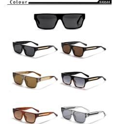 CATERSIDE Men Fashionable Sunglasses Thick Square Frames Personalized Design Outdoors Travel Versatile Essential Glasses UV400