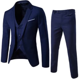 Mens Wedding Two Piece Suit Groom Best Man Slim Casual Dress
