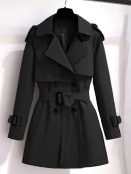 Spring Autumn Trench Coat Women 2026 New Korean Double Breasted Mid-Long Woman Trench Coat Overcoat Windbreaker Female Outerwear