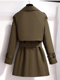 Spring Autumn Trench Coat Women 2026 New Korean Double Breasted Mid-Long Woman Trench Coat Overcoat Windbreaker Female Outerwear