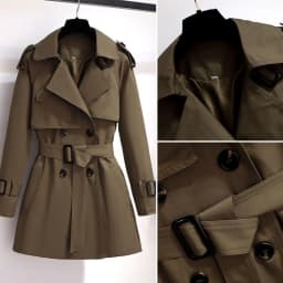 Spring Autumn Trench Coat Women 2026 New Korean Double Breasted Mid-Long Woman Trench Coat Overcoat Windbreaker Female Outerwear