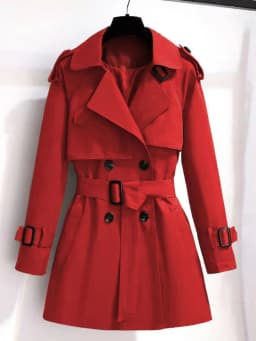 Spring Autumn Trench Coat Women 2026 New Korean Double Breasted Mid-Long Woman Trench Coat Overcoat Windbreaker Female Outerwear