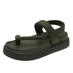 Summer New Women's Sandals Outer Wear Fashion Casual Slip Toe Thick Soled Roman Platform Sandalias Designer Slides Shoes