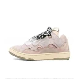 Men's and Women's Leather Splicing Lace Up Sports and Leisure Shoes, Retro Board Shoes, New Dad Shoes