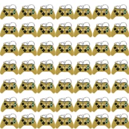 50PCS Keychain for Boys Men Gamepad Keyring Joystick Game Controller Key Accessories fit Handbag Key Pendant Friends Key Gifts