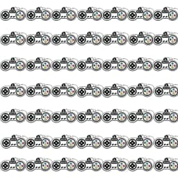 50PCS Keychain for Boys Men Gamepad Keyring Joystick Game Controller Key Accessories fit Handbag Key Pendant Friends Key Gifts