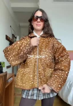 2025 New Women Flip Collar Polka Dot Short Jacket Female Vintage Long Sleeved Coat Autumn Winter Casual Street Chic Outwear