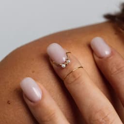 Nail Ring 14K Gold Filled Weaving Ring Luxury Personalized Jewelry Designer Jewelry Pearl Ring Birthday Gift for Women