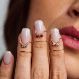 Nail Ring 14K Gold Filled Weaving Ring Luxury Personalized Jewelry Designer Jewelry Pearl Ring Birthday Gift for Women