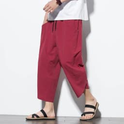 2026 Summer Men's Pants Chinese Style Cotton Linen Harem Pants Men Breathable Beach Pants Casual Calf-Lenght Trousers Streetwear