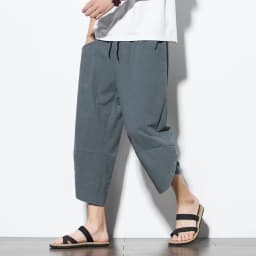 2026 Summer Men's Pants Chinese Style Cotton Linen Harem Pants Men Breathable Beach Pants Casual Calf-Lenght Trousers Streetwear