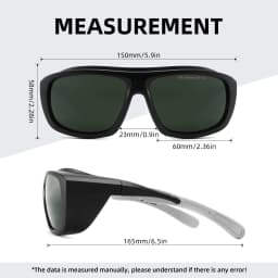 Laser Glasses Protection X Rays Safety Goggle Eye Protective UV IPI IR IPL FPV 200-2000nm 1064 532nm All Wavelength Hair Removal