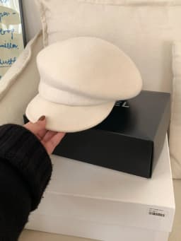High-end Asymmetrical Woolen Newsboy Hat Women's autumn-winter Octagon Hat Painter Beret Hat Vintage Fez Hat M401