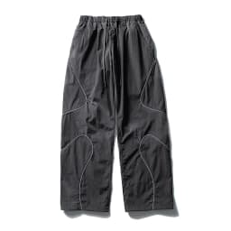 Men Outdoor Lightweight Functional Reflective Stripe Quick Dry Ultra Loose Casual Cargo Pants Women Oversize Baggy Pant Trouser