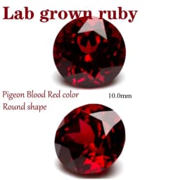L-Ruby Sugar Tower Cut VVS1 Lab Grown Gemstone Pigeon Blood Red Certificate Advanced Charms Jewelry Making Materials Wholesale