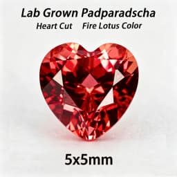 Lab Grown Padparadscha Cushion Cut Fire Lotus Color DIY Charms Jewelry Making Ring Necklace Earrings Main Materials Certificate