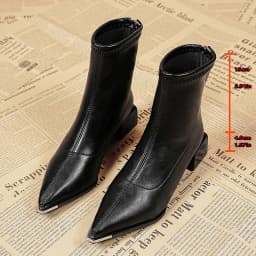 Autumn Winter Fashion Pointed Toe Ankle Boots Women Concise Thick Heels Shoes Street Style Party Short Botas Mujer