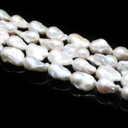 15x20mm6A Baroque Hand-Selected Natural Freshwater White Pearl Isolated Rare Bead Jewelry Make DIY Necklace Bracelet Accessories