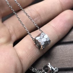 MESSITOK 925 Women's Necklace, Diamond Inlay Craftsmanship, High End Necklace, Festival Gift
