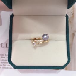 ZHBORUINI Index Finger Pearl Ring 100% Real Natural Freshwater Pearl 18K Gold Plating Women Jewelry Multilayer Ring Wholesale
