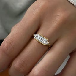 BXINY 1.4CT Moissanite Rings 925 Sterling Silver for Women Solitaire Lab Diamond Wedding Band Gifts Minimalist Jewelry with GRA