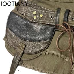Summer Women's Y2k Street Fashion Gyaru Workwear Denim Shorts Japanese Harajuku Denim Hot Pants Cyberpunk Outfit 2025