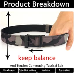TUSHI Army Tactical Belt Quick Release Military Airsoft Training Molle Belt Outdoor Shooting Hiking Hunting Sports Belt