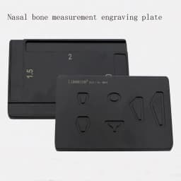 Cosmetic and Plastic Multi-Functional Nasal Prosthesis Engraving Plate Longminicon Nasal Measurement Tool