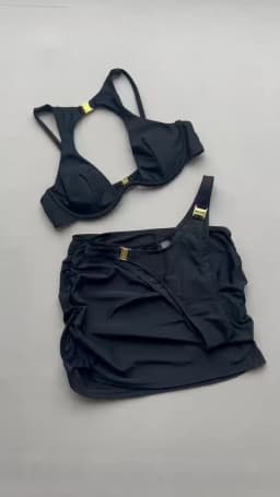 3 Pieces Bikini 2025 Sexy Women Swimsuit Swimwear Female Bikini Set Push Up Beachwear Bathing Suit Skirt Swimming Suit Cover Ups