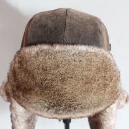 Unisex Winter Men Warm Russian Ushanka Hat with Ear Flap Pu Leather Faux Fur Trapper Cap Earflap for Women Pilot Trooper Hats