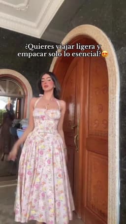 Vintage Floral Halter Midi Sundress Women's High Waist Pink Blue Black Red Dresses Summer Dresses Female Birthday Robe 2025 New