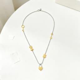Light Blue Gem Bear Necklace Sweet Girly Neck Ornament Dainty Accessory Great Gift for Travel, Banquet and Daily Matching