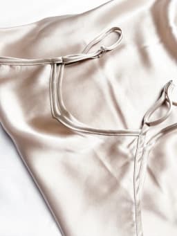 Women's Casual Summer New 21MM Heavyweight 100% Natural Mulberry Silk Satin Solid Color Sexy Skin Friendly Casual Suspender