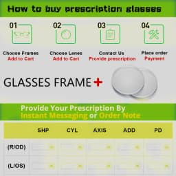 ZENOTTIC Prescription Anti Blue Ray Lens 1.56 1.61 1.67 (+12.00~-12.00) Hyperopia Myopia Presbyopia Optical Blue Light Lenses