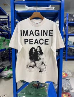 25SS Saint x Planet War Printed Women Men T shirts tees Hiphop Oversized Men Casual Cotton T shirt Summer Style