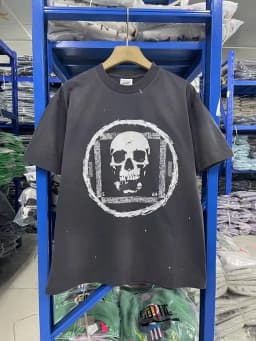 25SS Saint x Planet War Printed Women Men T shirts tees Hiphop Oversized Men Casual Cotton T shirt Summer Style