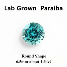 Lab Grown Paraiba Oval Cut Neon Blue Color for DIY Advanced Jewelry Making Inlay Ring Necklace Selectable Certificate
