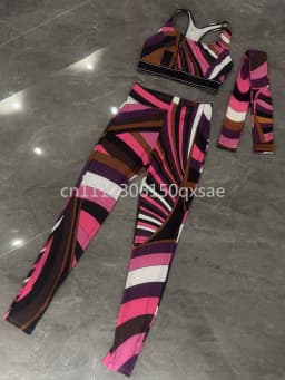 Classic Design Lady Headband Scarf Romper with Letter Signature Logo Yoga Sets Luxury Brand Lady Sports Sets Beachwear