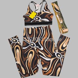 Classic Design Lady Headband Scarf Romper with Letter Signature Logo Yoga Sets Luxury Brand Lady Sports Sets Beachwear