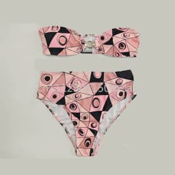 Classic Design Lady Headband Scarf Romper with Letter Signature Logo Yoga Sets Luxury Brand Lady Sports Sets Beachwear
