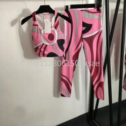 Classic Design Lady Headband Scarf Romper with Letter Signature Logo Yoga Sets Luxury Brand Lady Sports Sets Beachwear