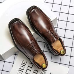 Trend Men's Dress Shoes High Quality Brogues Office Casual Business Shoes For Men Classic Wedding Party Formal Leather Shoes Man